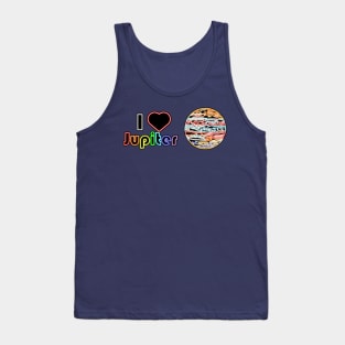 Electric Solar System I Heart Jupiter Tank Top